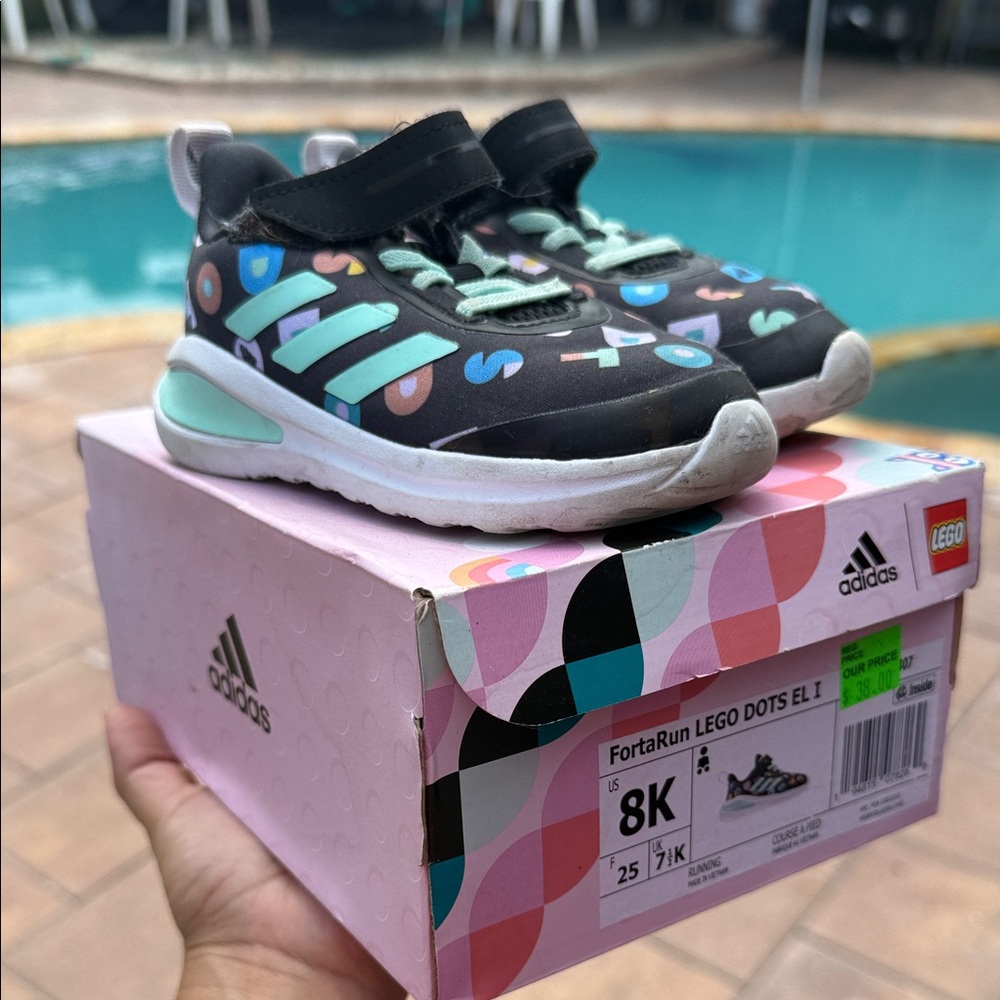 Adidas Kids Sneakers - Black and Mint